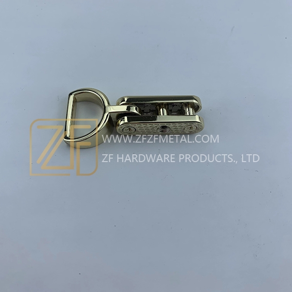 45mm High Quality Light Gold Metal Bag Edge End Clip/Strap Connectors