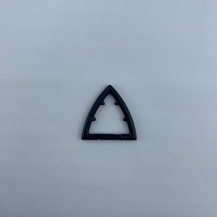 29mm Matt Black Triangle Ring Buckle for Bag Accessories