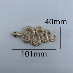 101mm Big Size Snake Decorative Hardware For Accessories