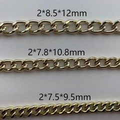 High quality Metal Decoration Light Gold Chain for Bag Accessories