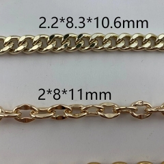 New Popular Light Gold Hardware Bag Accessories Iron Chain