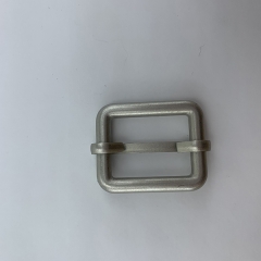 26mm Simple Ruing Matt Nickle Belt Adjuster Buckle Hardware Square Buckle for Handbag