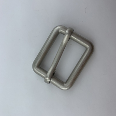 26mm Simple Ruing Matt Nickle Belt Adjuster Buckle Hardware Square Buckle for Handbag