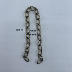 4mm Factory Custom Antique Bass Chain for Bag Accessories