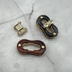 Colorful Plastic & Metal Lock for Handbag