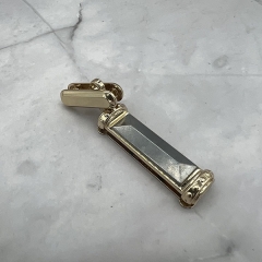 Golden Fashion Retangular Edge Clip