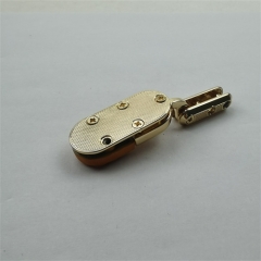 Custom Light Gold Pendant Lock For Bag