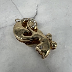 Sea Horse Shape Crystal Lock