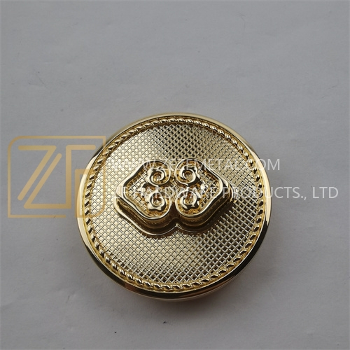 45mm Golden Round Double Heart Twist Lock