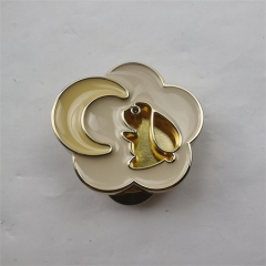 Custom Golden Rabbit Flower Magnt Lock