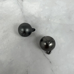 Gun Metal Textured Sphere Accessory Hardware