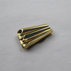 Custom Golden Shape Flute with Letter Magnt Lock For Bag