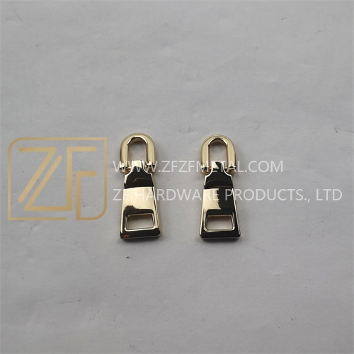 4mm Small Golden Glossy Puller For Bag