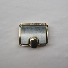 37mm Golden Square Magnet Lock For Bags