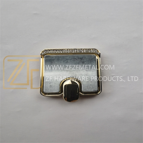 37mm Golden Square Magnet Lock For Bags