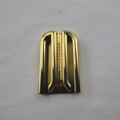 27mm Custom Golden Double Tube Thick Magnet Lock For Bag