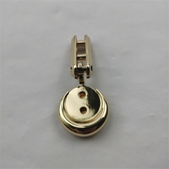 24mm Round Mountable Metal Surface Golden Clip For Bag