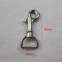 19mm Nickle D Ring Strong Hook For Leash