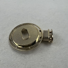 Golden Hollow Round ShapeTurn Lock