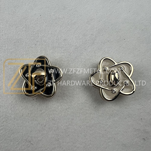 Colorful Crystal Star-Shape Turn Lock