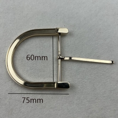 60mm Golden U Shape Pin Buckle