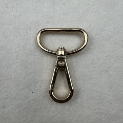 30mm Golden D-ring Snap Hook