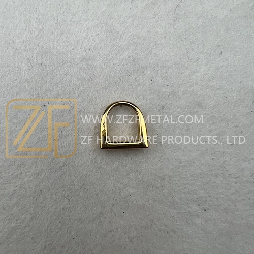 8mm Golden Small D Ring