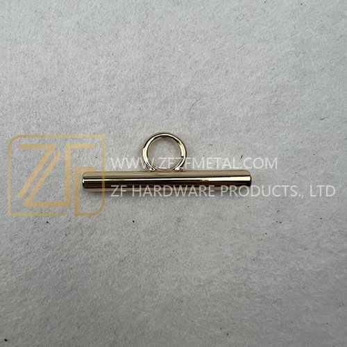 Golden Metal Bar with Ring