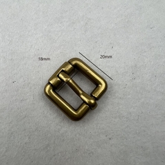 18mm Antique Gold Pin Buckle