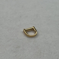 10mm Golden Small D Ring