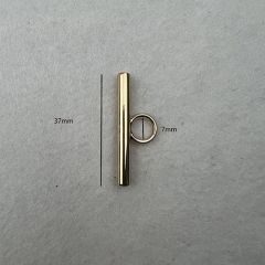 Golden Metal Bar with Ring