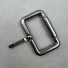 38mm Antique Silver Zin Alloy Roller Buckle